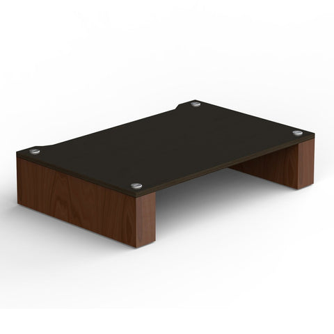 Blok Stax 2G 120 Shelf Component - Dark Walnut/Black Ash - 3/4 View