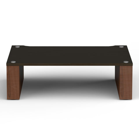 Blok Stax 2G 170 Shelf Component - Dark Walnut/Black Ash - Front View