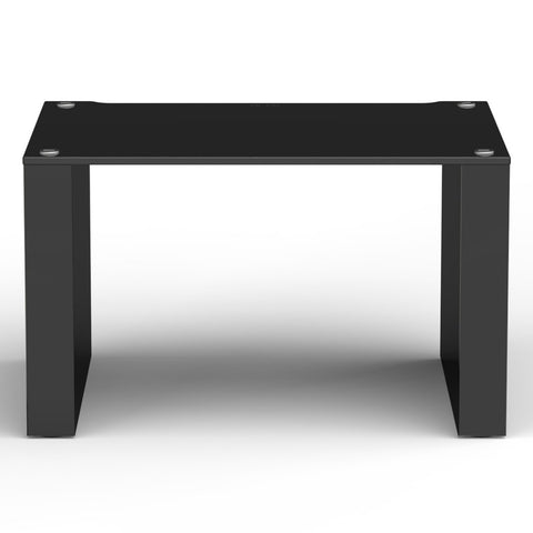 BLOK Stax 2G LP Shelf Component - Black Glass/High Gloss Black - Front View