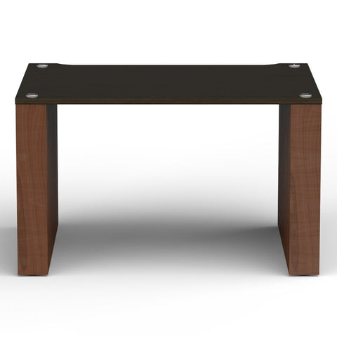 BLOK Stax 2G LP Shelf Component - Black Ash/Dark Walnut - Front View
