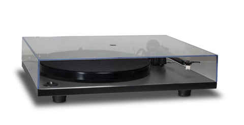 NAD C556 Turntable with dust cover down