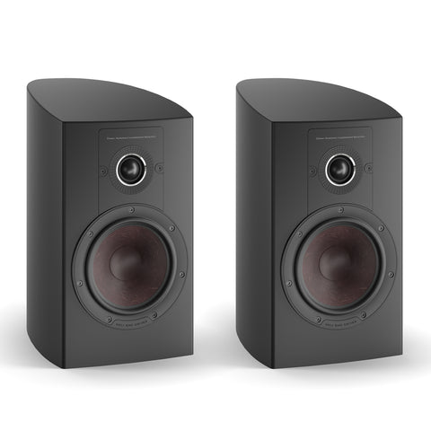 DALI Epicon 2 Black Bookshelf Speakers without Grilles - Front