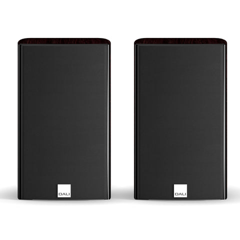 DALI Epicon 2 Ruby Bookshelf Speakers with Grilles - Front