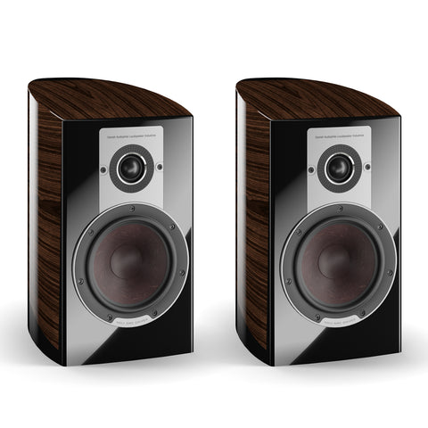 DALI Epicon 2 Walnut Bookshelf Speakers without Grilles - Front