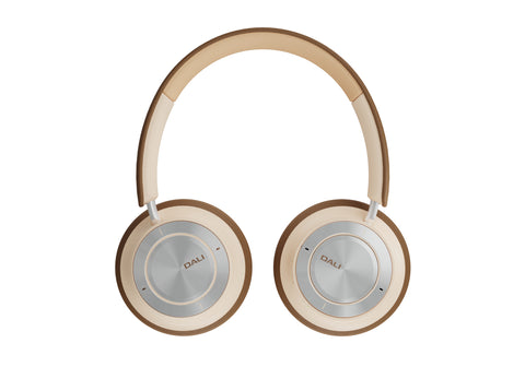 DALI IO-8 Headphones - Caramel White - Laid Out Flat - Above View