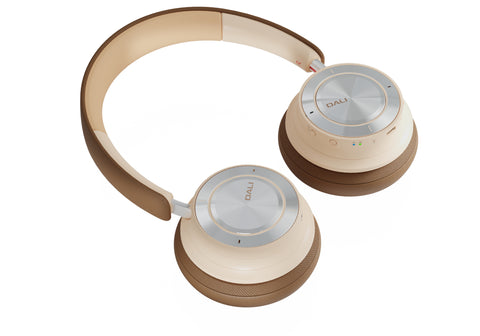 DALI IO-8 Headphones - Caramel White - Laid Out Flat
