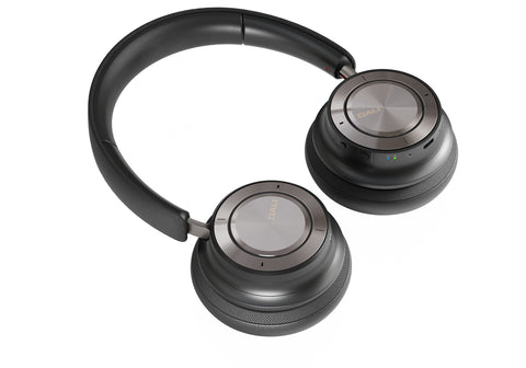DALI IO-8 Headphones - Iron Black - Laid Out Flat