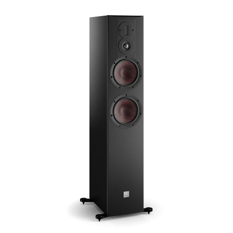 DALI Opticon 6 MK2 Black without Grilles - Front View