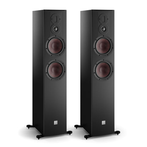 DALI Opticon 6 MK2 Black without Grilles - Front View