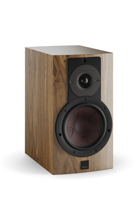 DALI Rubikore 2 Natural Walnut without grille - 3/4 Front View