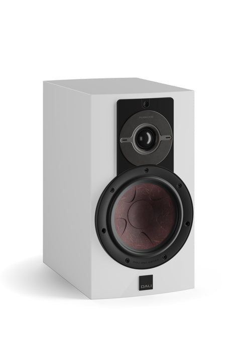 DALI Rubikore 2 High Gloss White without grille - 3/4 Front View