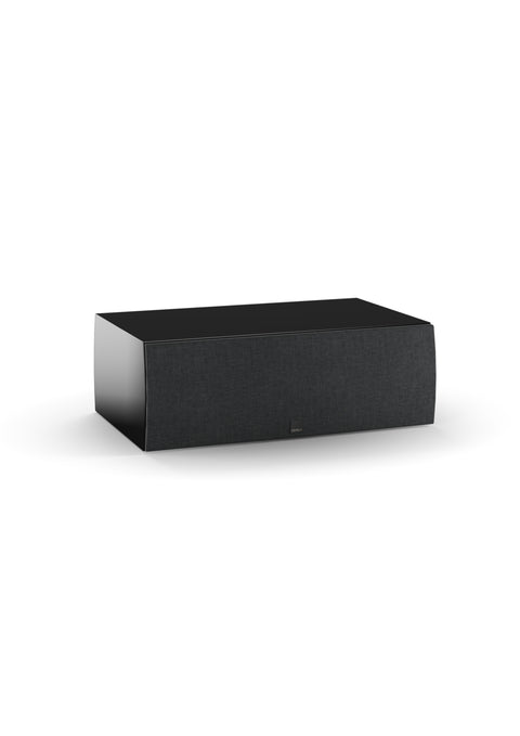 DALI Rubikore Cinema High Gloss Black with grille - Horizontal - Front View