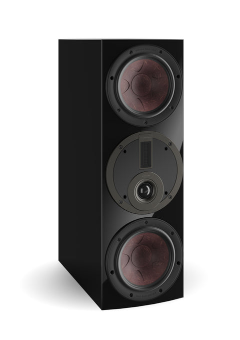 DALI Rubikore Cinema High Gloss Black without grille - Vertical - Front View