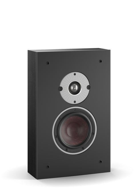 DALI Oberon On Wall Black without grille - 3/4 view