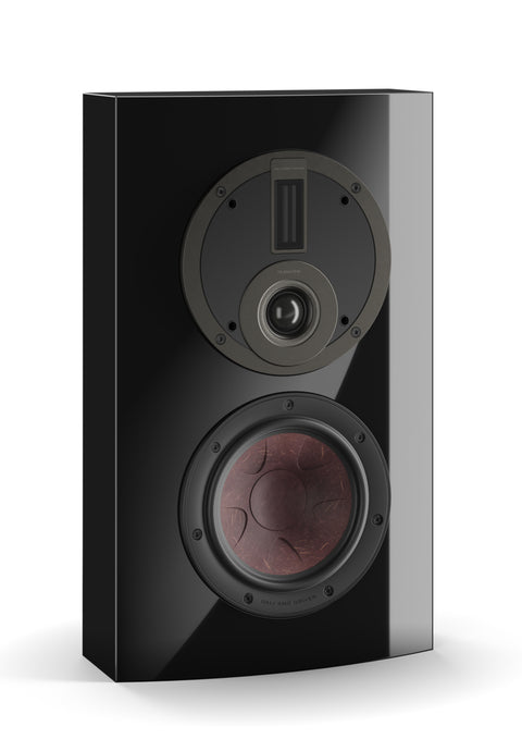 DALI Rubikore On-Wall Speaker without grille - Black - Vertical Orientation