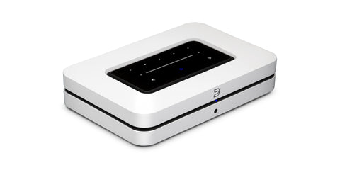 Bluesound Node (N130) White - 3/4 View Top