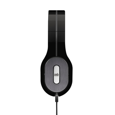 PSB M4U 1 Black Headphones - Side View