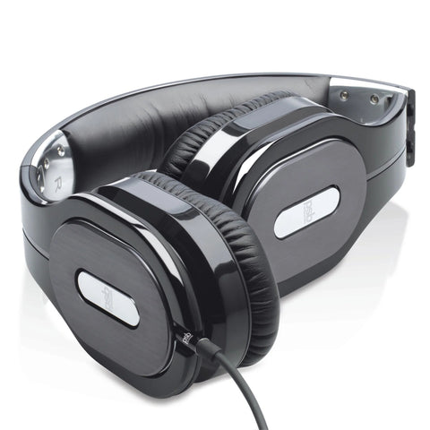 M4U 2 Black Headphones - Folded