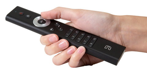 Bluesound RC1 Remote in hand