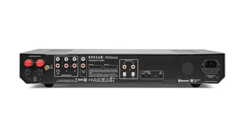 Roksan Attessa Integrated Amplifier - Black - Rear View