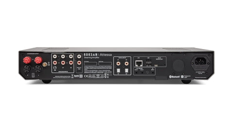 Roksan Attessa Streaming Amplifier - Black - Rear View