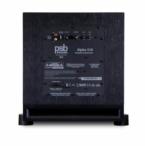 PSB Alpha S10 Subwoofer - Rear View