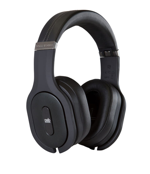 PSB M4U 8 MKII Black Headphones - Side View