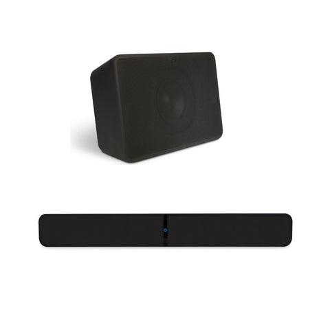 Bluesound Pulse Soundbar and Pulse Subwoofer Black
