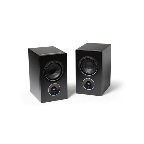 PSB Alpha iQ Streaming Powered Speakers with BluOS (Pair) - Black - Scratch and Dent