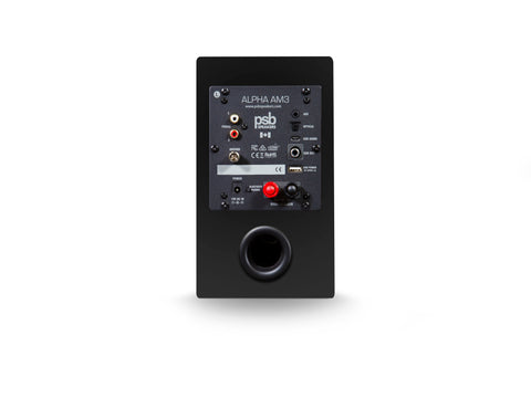 PSB Alpha AM3 Left Speaker - Rear View