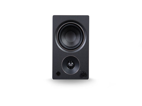 PSB AM3 Powered Bookshelf Speaker No Grille - Head On View