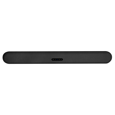 product photo of black bluesound pulse cinema on a white background