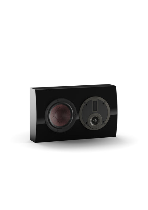 DALI Rubikore On-Wall Speaker without grille - Black - Horizontal Orientation