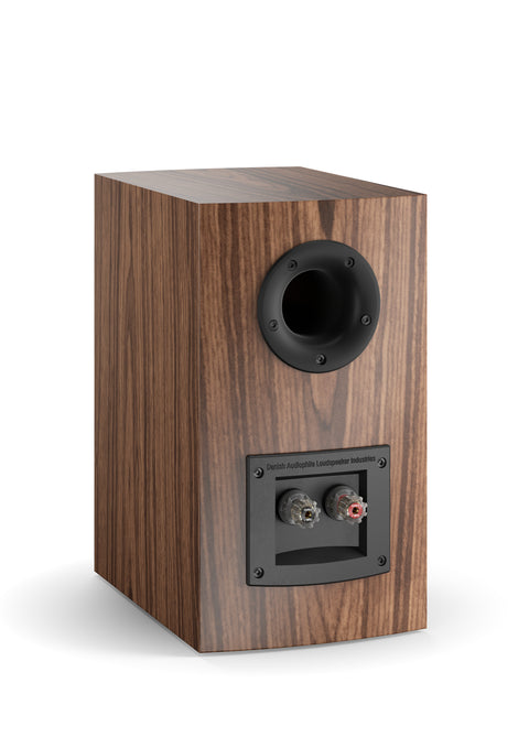 DALI Rubicon 2 Bookshelf Speaker - Walnut - rear view