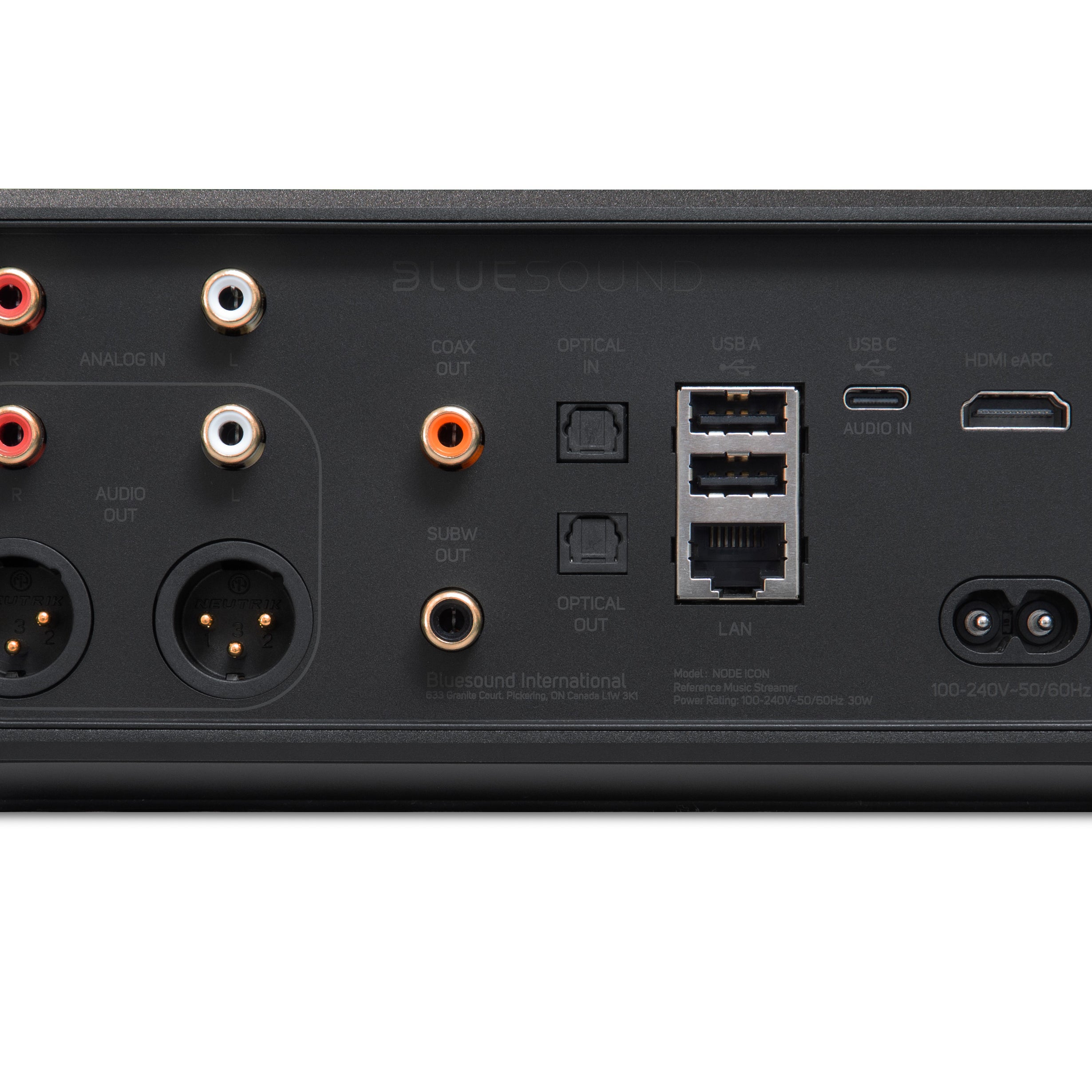 Bluesound Node Icon Reference Music Streamer – The Audio Factory - USA