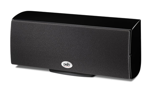 PSB Imagine Mini Centre Channel Speaker (Black) with Grille - Front View