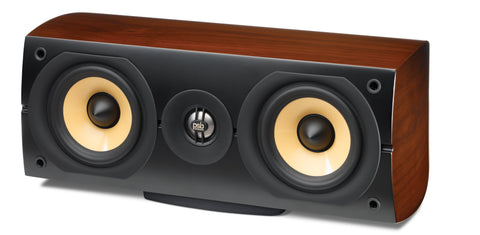 PSB Imagine Mini Center Channel Speaker (Walnut) without Grille - Front View