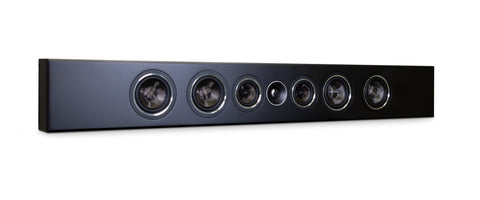 PSB PWM3 Black speaker without grille - 3/4 view