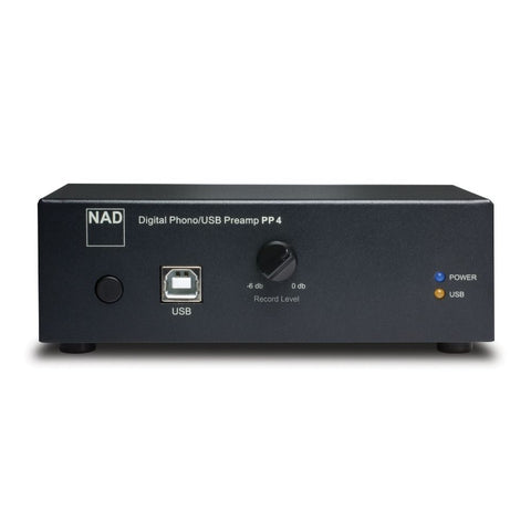NAD PP4 Digital Phono USB Preamplifier - Front View