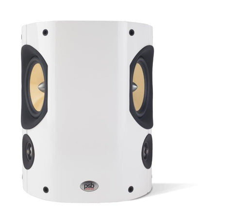 Imagine S Surround Speaker (White) without Grilles - Front View