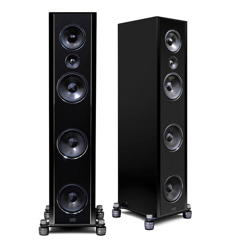 Synchrony T600 Speakers (Black) - Front View