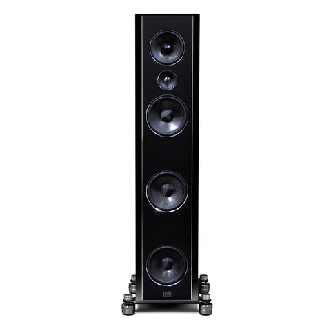 Synchrony T600 Speakers (Black) - Front View